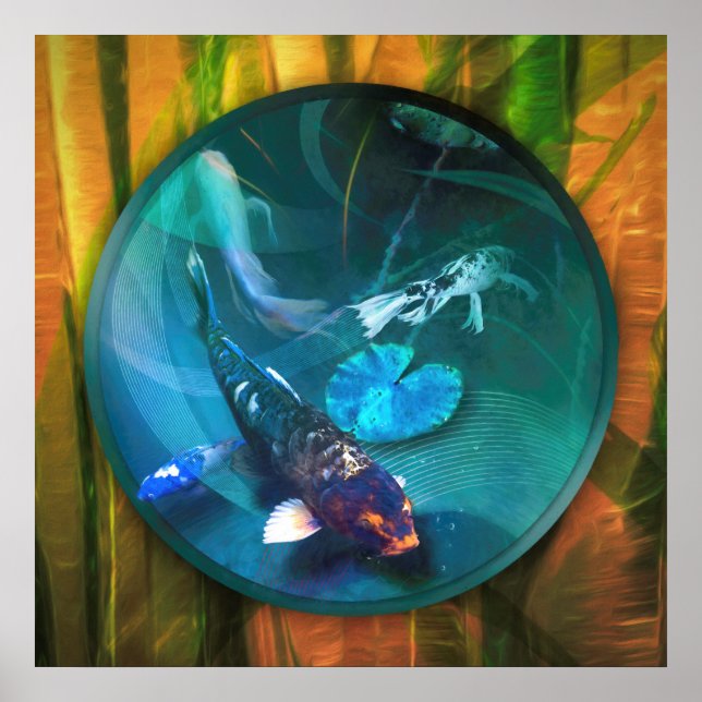 Póster Koi Fish JOY OF KOI FISH (Frente)