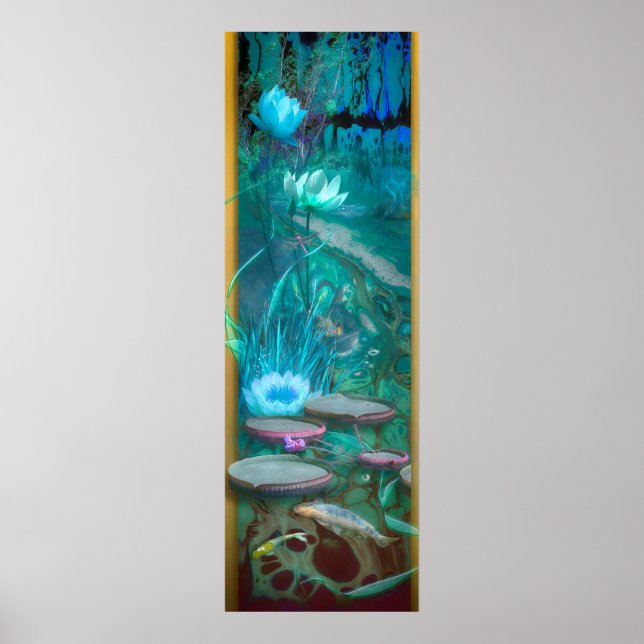 Póster Koi Fish "NACIDO DE DRAGONFLY" (Frente)