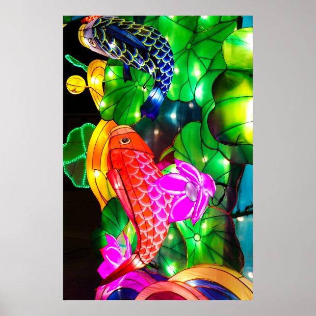 Póster Koi Iluminado (Frente)