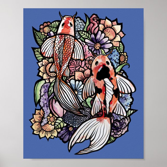 Póster Koi Pond (Frente)
