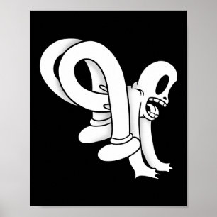 Póster Koko El Flaucho Fantasma Twisty Blackwork