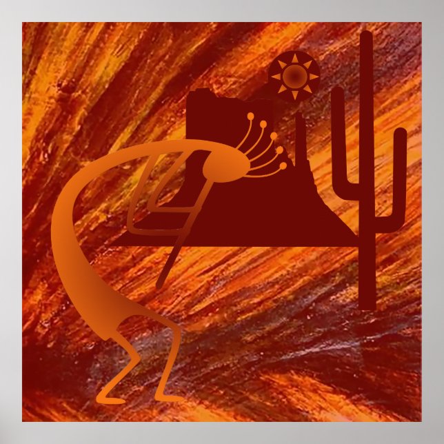 Póster Kokopelli Heat (Frente)