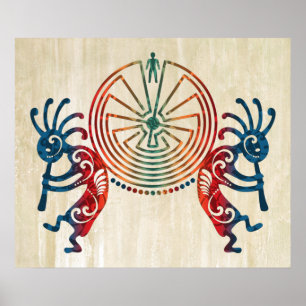 Póster KOKOPELLI / MAN IN THE MAZE + tus ideas