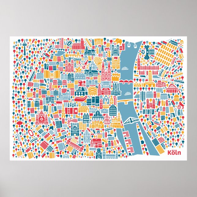 Póster Köln Poster (Frente)