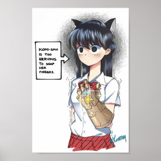 Póster KomiSan Cant Comunicar Infinity Komi