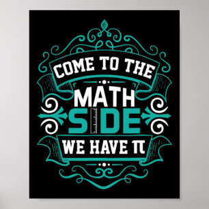 Póster Komm Zum Maths Side Wir Haben Pi - Día Pi