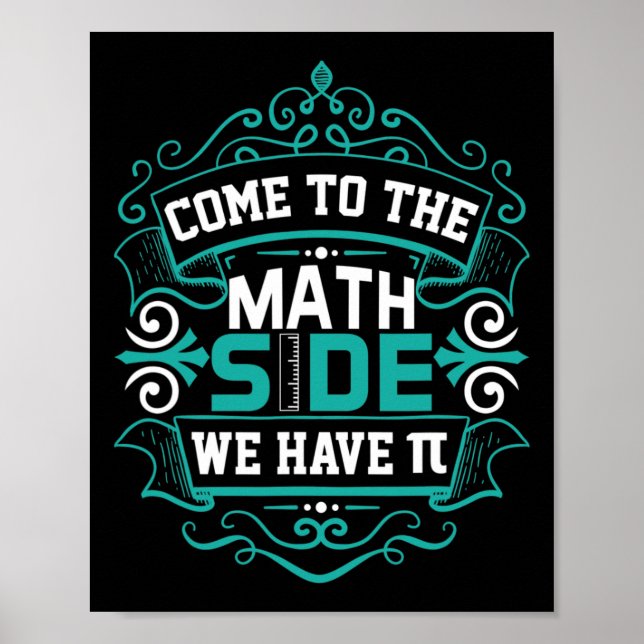 Póster Komm Zum Maths Side Wir Haben Pi - Día Pi (Frente)