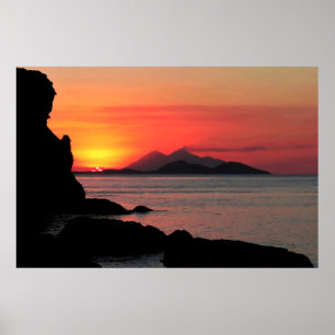 Póster Komodo Sunset