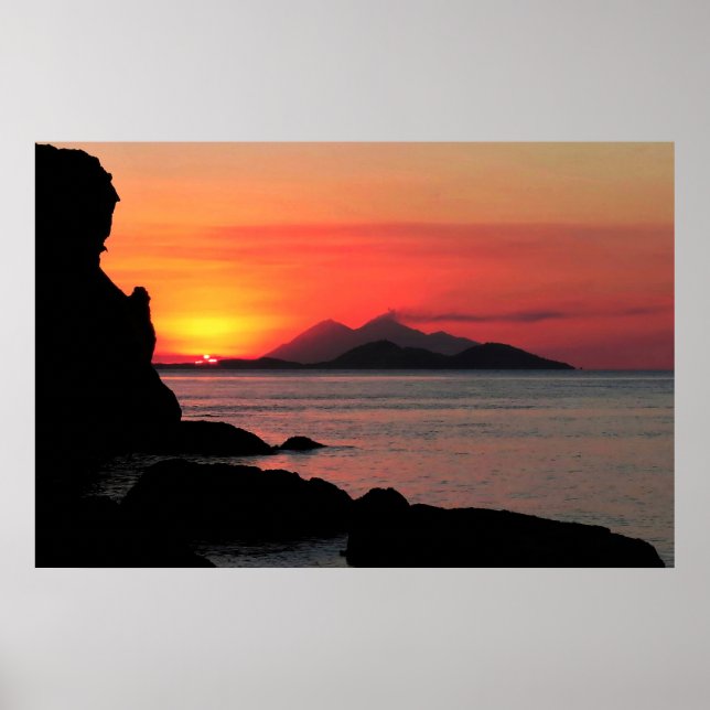 Póster Komodo Sunset (Frente)