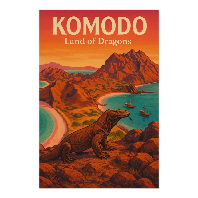 Póster KOMODO – Tierra de Dragones (Anverso)