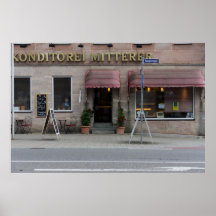 Konditorei alemán tradicional en Nuremberg