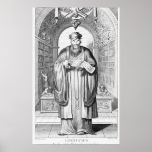 Póster Kong-Fu-Tse o Confucio