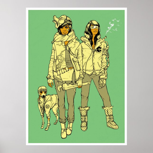 Póster Konni, Lace y Leroy Brown (Frente)