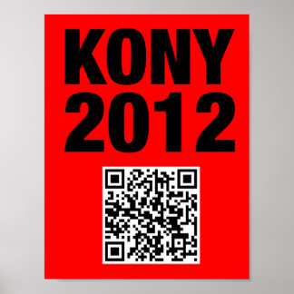 Póster Kony 2012 8x11 Poster