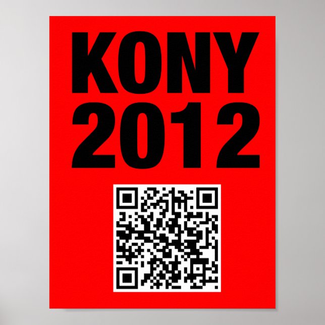 Póster Kony 2012 8x11 Poster (Frente)