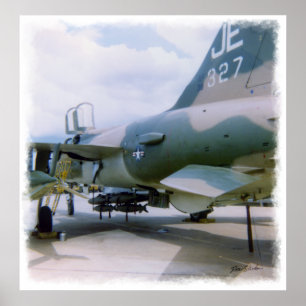 Póster Korat AFB Tailandia 1968 F-105 A2