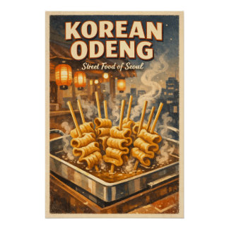 Póster Korean Odeng (Eomuk), traditional food 2026