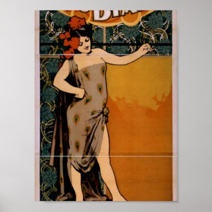 Póster Koster & Bials, teatro retro "Musical Hall"