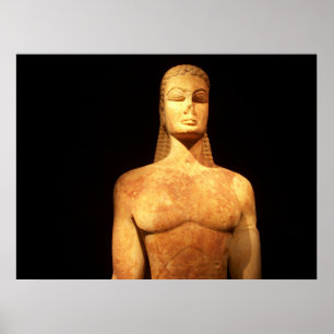 Póster Kouros de Grecia, el poster de la Puerta Sagrada