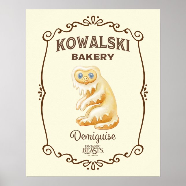 Póster Kowalski Bakery - Demiguise (Frente)