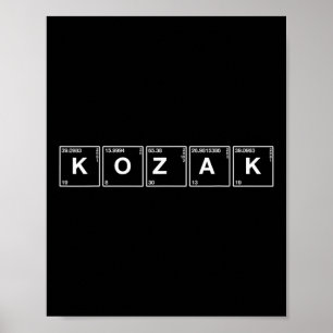 Póster Kozak - Camiseta divertida de patriota ucraniano r