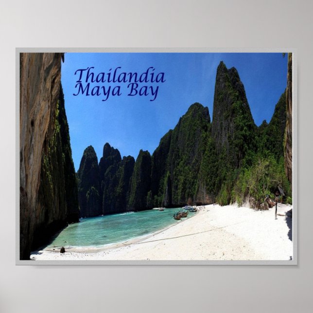 Póster Krabi - Bahía Maya - Tailandia - (Frente)