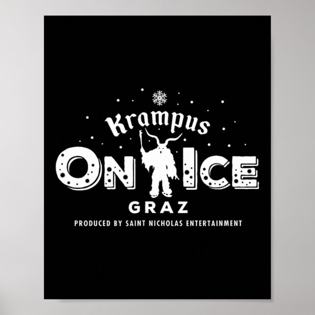 Póster Krampus Run Graz Austria (Frente)