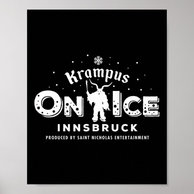 Póster Krampus Run Innsbruck Austria (Frente)