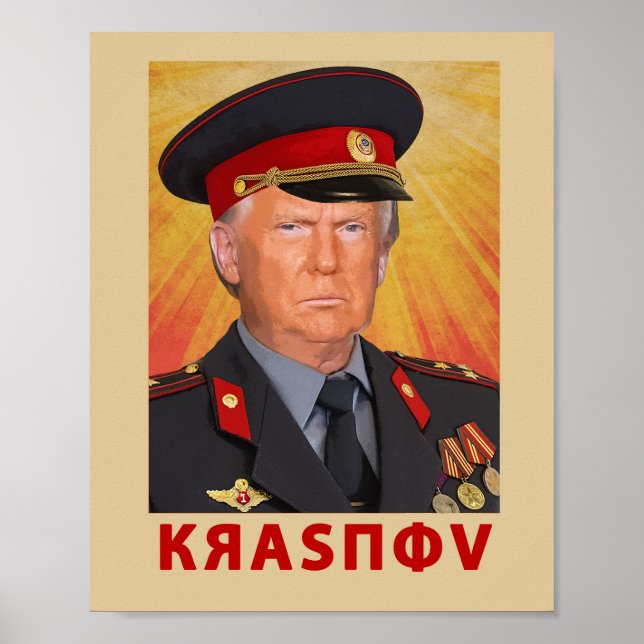Póster Krasnov Trump (Frente)