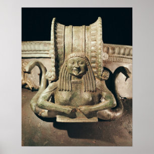 Póster Krater, detalle de la manija