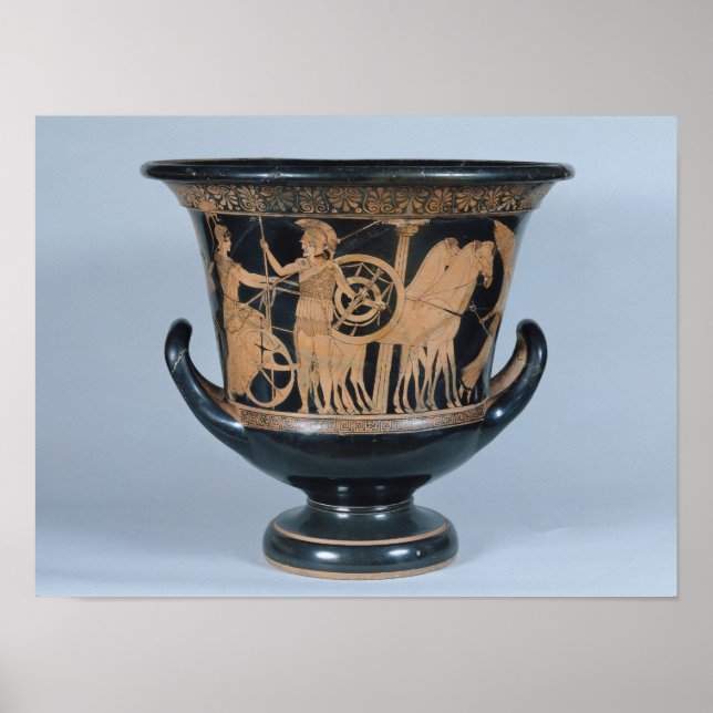 Póster Krater kalyx, figura roja del Atlántico (Frente)