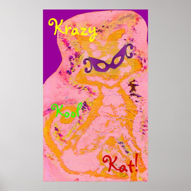 Póster Krazy Kool Kat Poster (Frente)