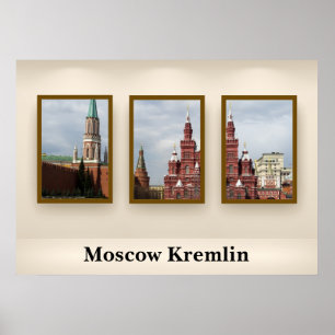 Póster Kremlin de Moscú
