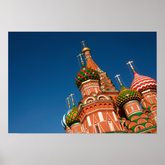 Póster Kremlin, Vasiliy Blessed | Moscow, Russia (Frente)