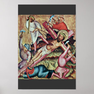 Póster Kreuzannagelung de Meister Bertram Von Minden (Bes