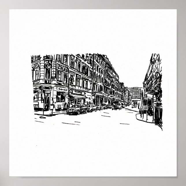 Póster Kreuzberg de Berlín (Frente)