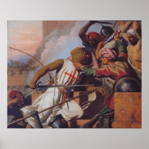 Póster Kreuzritter gegen Sarazenen