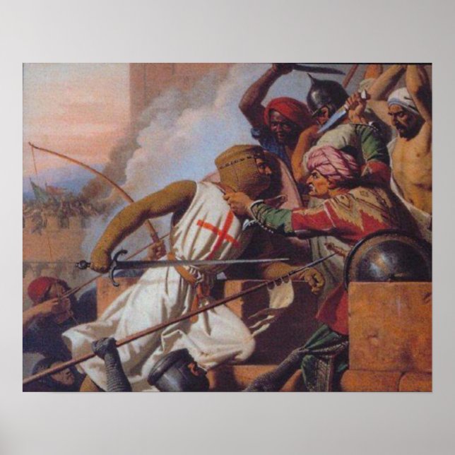 Póster Kreuzritter gegen Sarazenen (Frente)