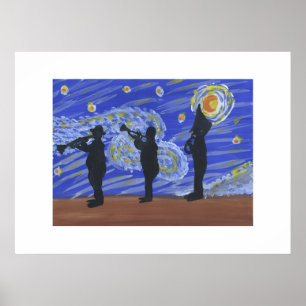 Póster Krewe, Comic Brass Band Jazz Fest