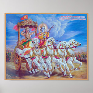 Póster Krishna-Arjun