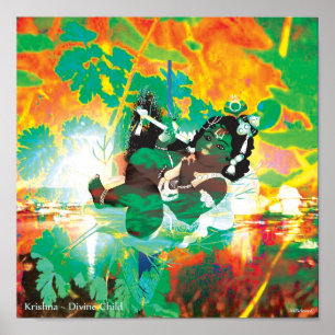 Póster Krishna ~ Divine Child