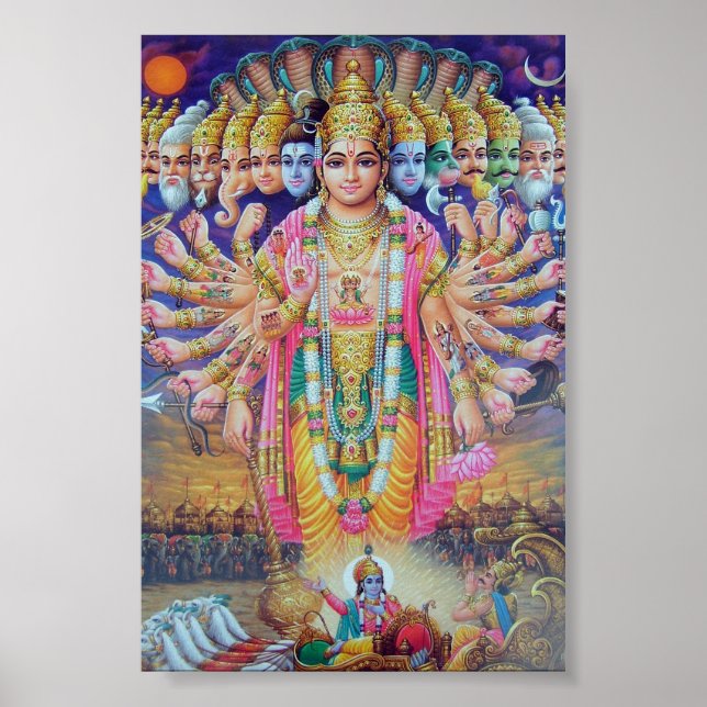 Póster krishna-viratSwarupa (Frente)