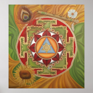 Póster Krishna Yantra