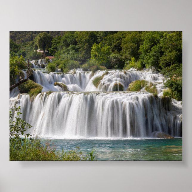 Póster Krka waterfall (Frente)