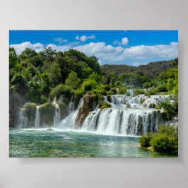 Póster Krka waterfall
