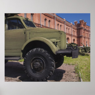 Póster Kronverksky Island, Artillery Museum, truck