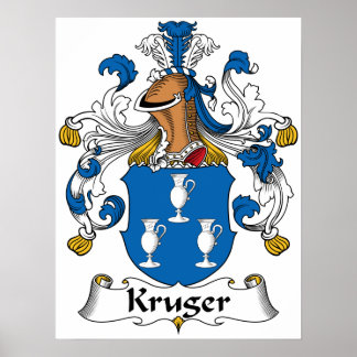Póster Kruger Family Crest