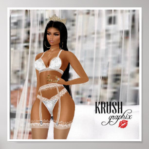 Póster Krush Graphix por Ahsek Novel Poster 13
