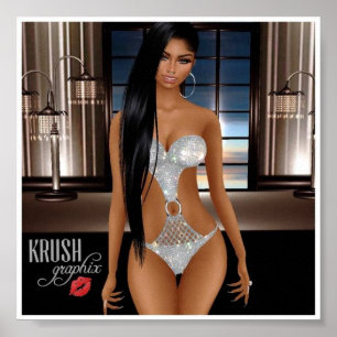 Póster Krush Graphix por Ahsek Novel Poster 24