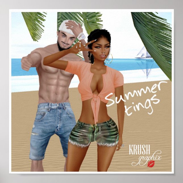 Póster Krush Graphix por Ahsek Novel Poster 27 (Frente)